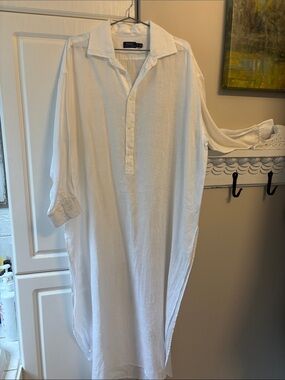 Polo Ralph Lauren 100% linen maxi tunic